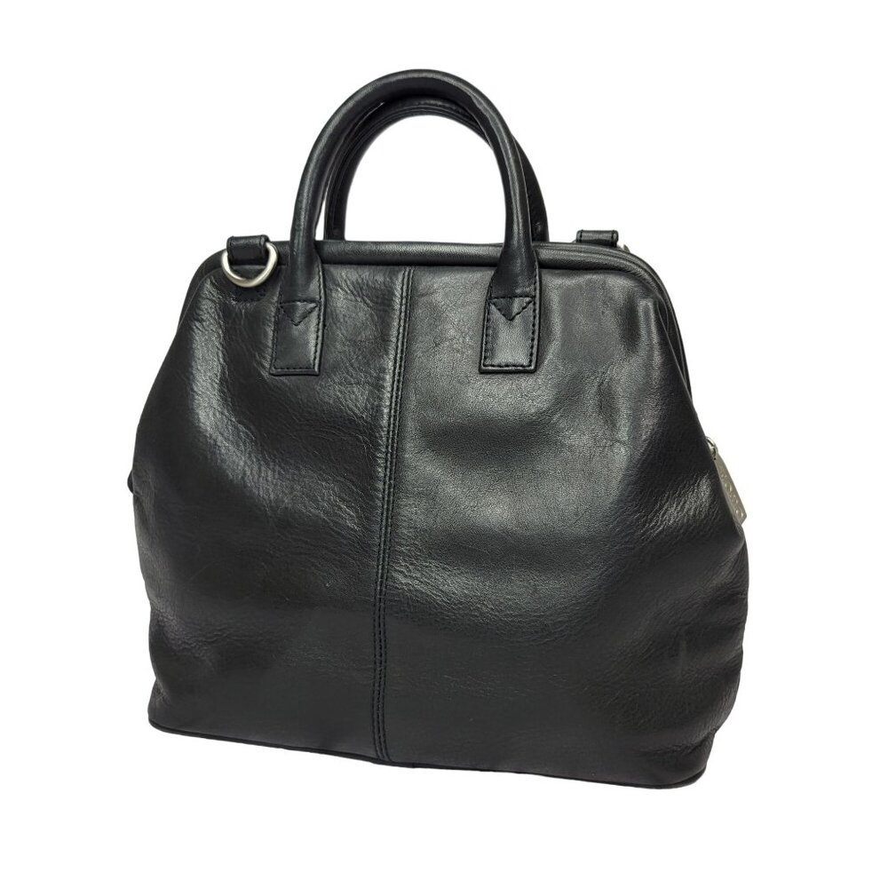 Vintage Hobo International Womens Handbag Black Leather 10 x 4 x 8 VGC